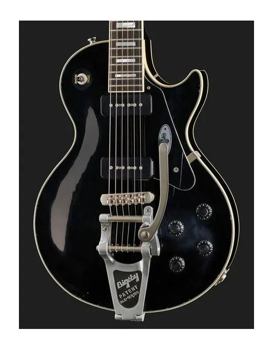 Maybach Lester 54 Custom P90 Bigsby, mástil y diapasón vistos de lado