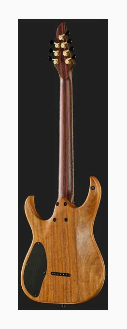 Mayones Guitars Elite 7 B26.5 NFGB, vista trasera del cuerpo