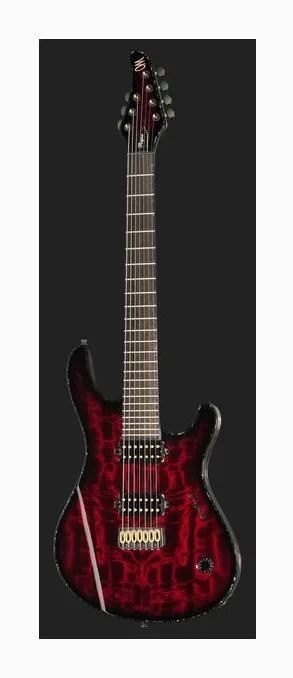 Mayones Guitars Regius 7 TDRG, vista trasera del cuerpo