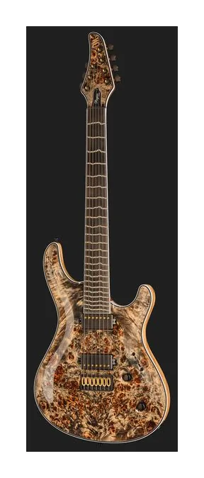 Mayones Guitars Regius Core 6 AMH, cuerpo y acabado en primer plano