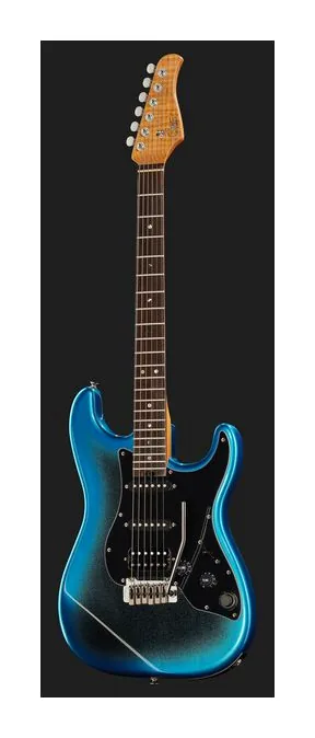 Mooer GTRS Guitars Modern 810 BB, curvas del cuerpo vistas desde arriba