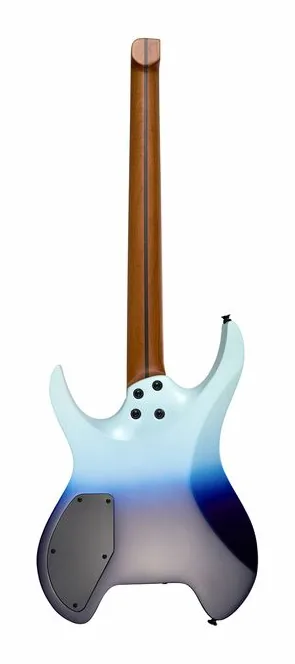 Mooer MHL50 Headless Black-White, perfil lateral del cuerpo