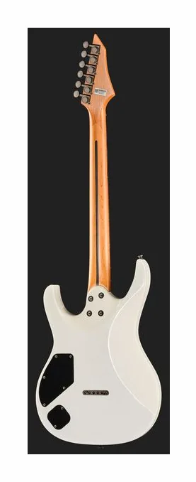 Mooer MMT100 Guitar Pearl White, vista trasera del cuerpo