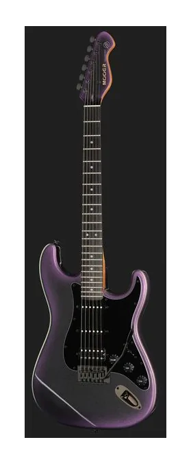 Mooer MSC18 Pro Guitar Dark Aurora, cejuela y primeras posiciones del diapasón