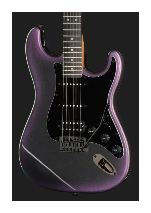 Mooer MSC18 Pro Guitar Dark Aurora, cejuela y primeras posiciones del diapasón