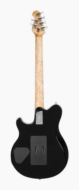 Music Man 30th Ann. Axis Quilt TRR, curvas del cuerpo vistas desde arriba