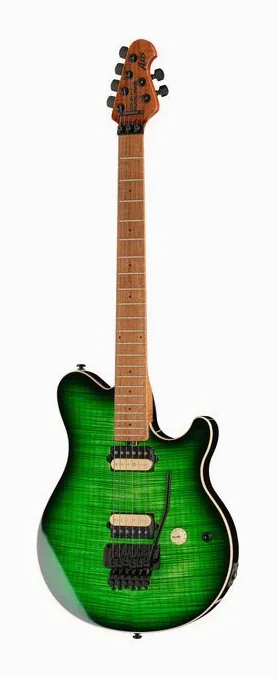 Music Man Axis Macha Flame visto de frente