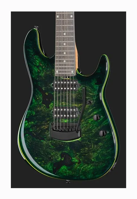 Music Man Cutlass 7 Jason Richardson KF, selector de pastillas y jack de salida
