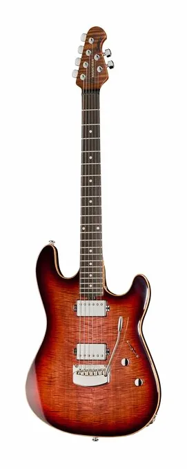 Music Man Sabre Blackdraft fotografiado de frente