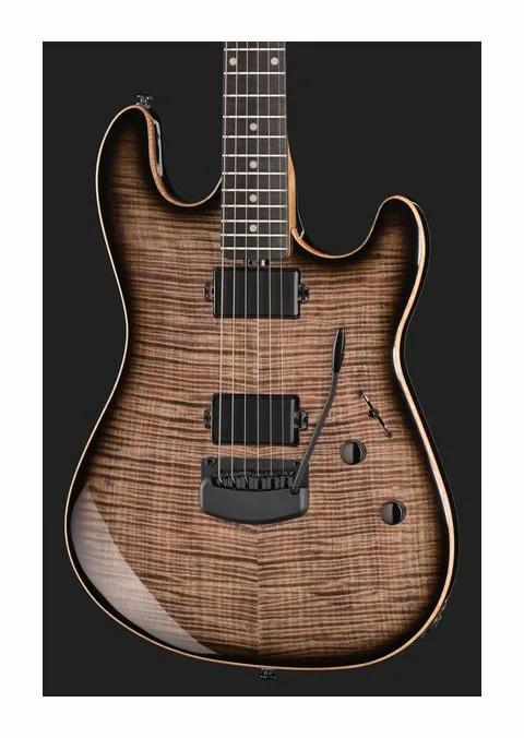 Music Man Sabre HT Blackout, cejuela y primeras posiciones del diapasón