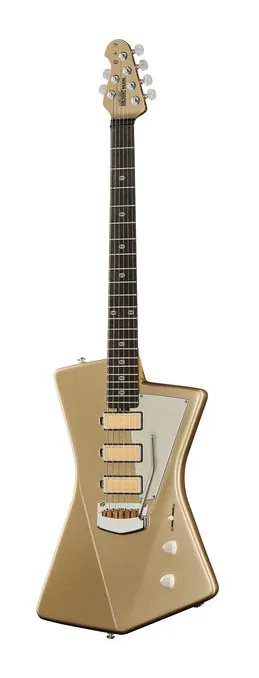 Music Man ST. Vincent Goldie Cashmere encuadrado de frente sobre fondo neutro