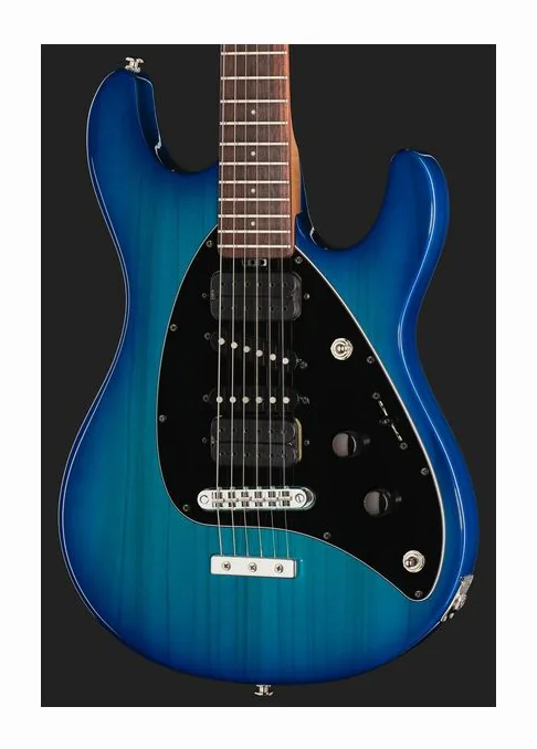 Music Man Steve Morse Standard Bl. Burst, perfil lateral del cuerpo