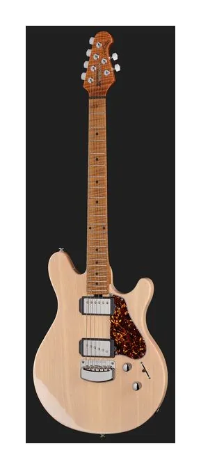 Music Man Valentine Trans Buttermilk, cuerpo y acabado en primer plano