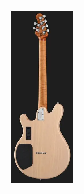 Music Man Valentine Trans Buttermilk, vista trasera del cuerpo