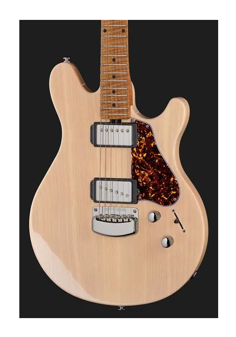 Music Man Valentine Trans Buttermilk, curvas del cuerpo vistas desde arriba