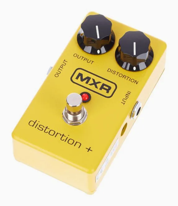 MXR Distortion +, led e interruptor de pedal