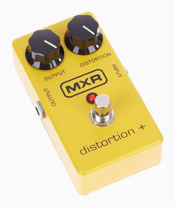 MXR Distortion +, gráfica de la carcasa superior
