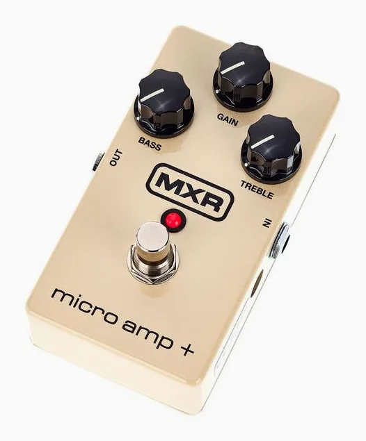 MXR M 233 Micro Amp Plus, mandos vistos desde arriba
