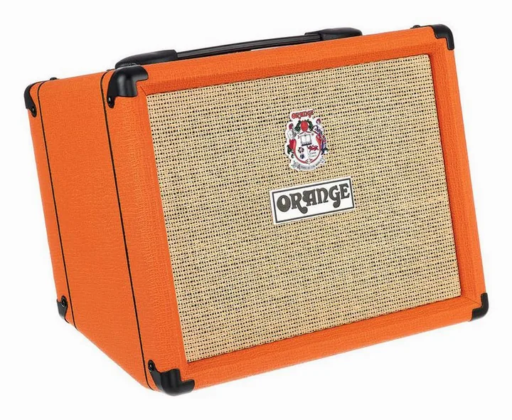 Orange Crush Acoustic 30 Orange, logotipo y acabado del panel frontal