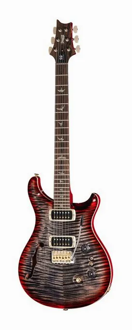 PRS 40th Custom 24-08 Semi CCBurst encuadrado de frente sobre fondo neutro