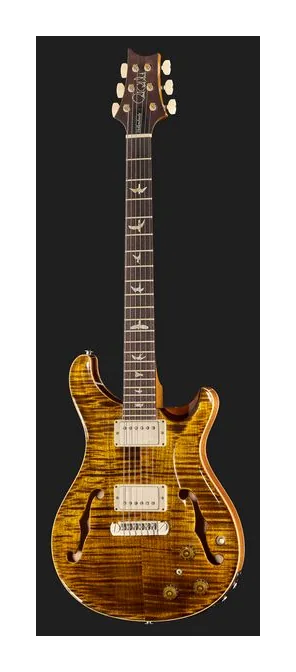 PRS Hollowbody II Piezo Yel. Tiger, selector de pastillas y jack de salida