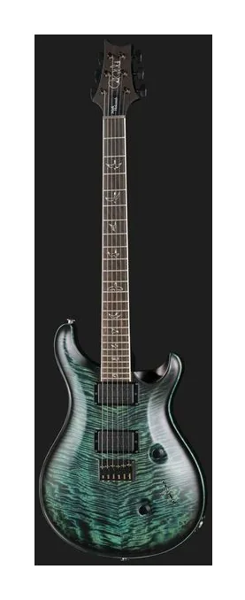 PRS Mark Holcomb WA Blue Burst, cuerpo y acabado en primer plano