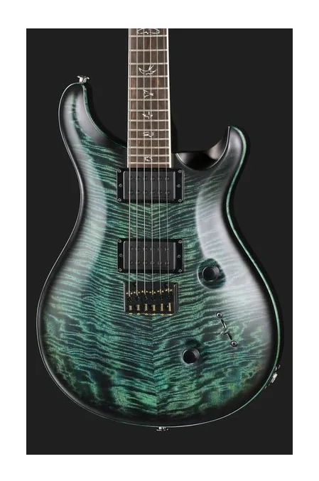 PRS Mark Holcomb WA Blue Burst, pala con clavijeros y logotipo