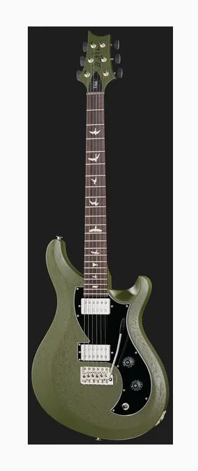 PRS S2 Vela Satin HHT Macha Green, vista trasera del cuerpo