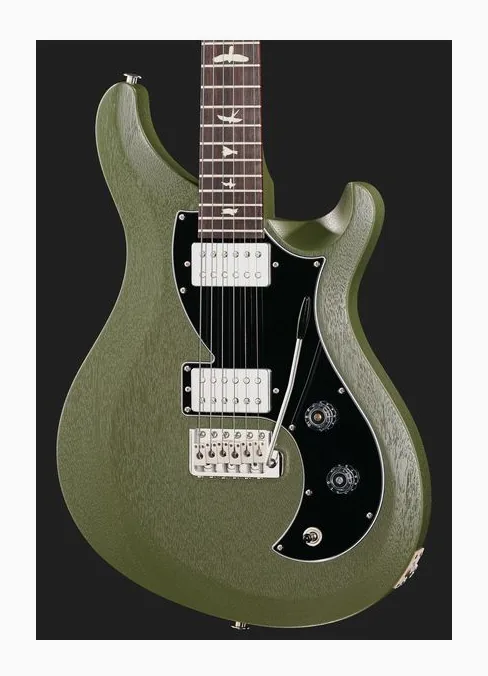 PRS S2 Vela Satin HHT Macha Green, vista trasera del cuerpo