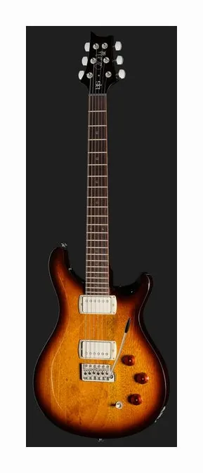 PRS SE DGT Standard Moons MTS, mástil y diapasón vistos de lado