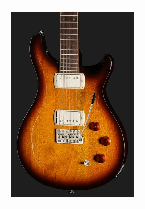 PRS SE DGT Standard Moons MTS, cuerpo y acabado en primer plano