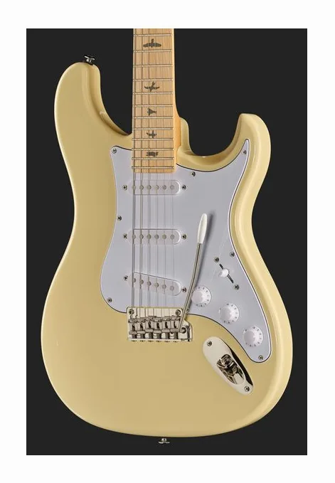 PRS SE Silver Sky Trad Blue, cuerpo y acabado en primer plano