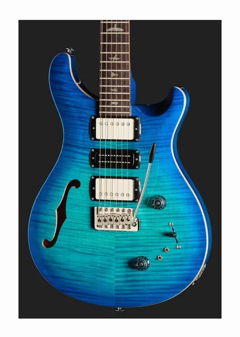 PRS SE Special Semi-Hollow LB 2025, selector de pastillas y jack de salida