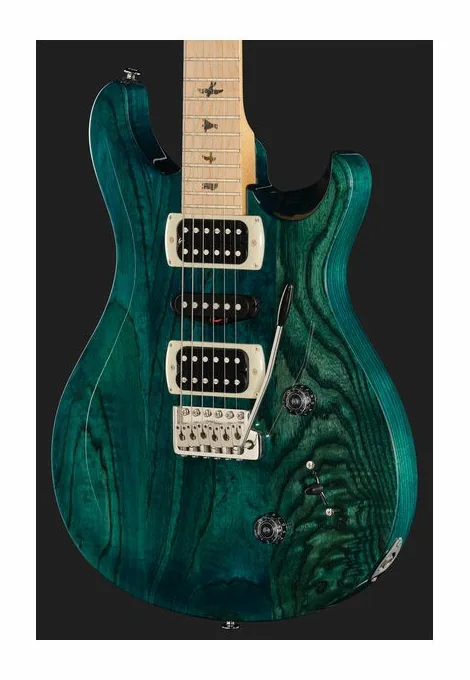 PRS SE Swamp Ash Special CH, pala con clavijeros y logotipo