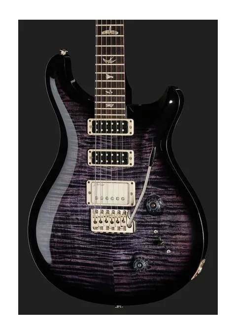 PRS Studio Purple Mist WSB, cuerpo y acabado en primer plano
