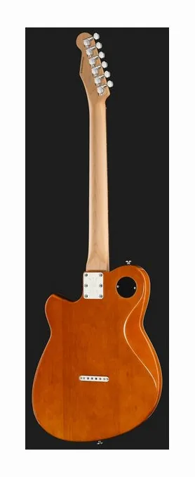 Reverend Charger HH Baked Orange, cejuela y primeras posiciones del diapasón