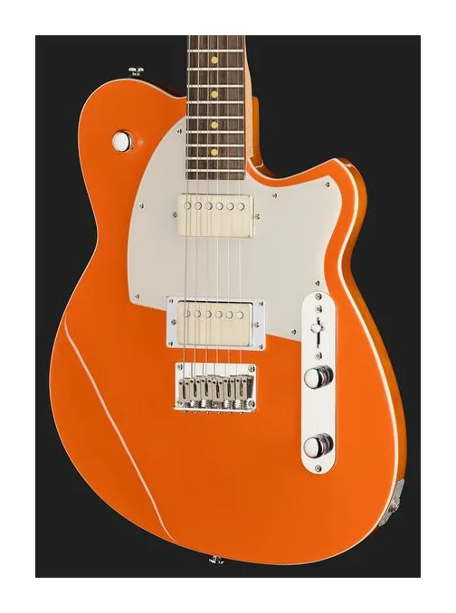 Reverend Charger HH Baked Orange, pastillas y mandos de control