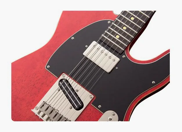 Reverend P.Anderson Eastsider Custom CC, perfil lateral del cuerpo