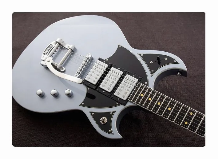 Reverend Reeves Gabrels Space.Supr. VG, mástil y diapasón vistos de lado