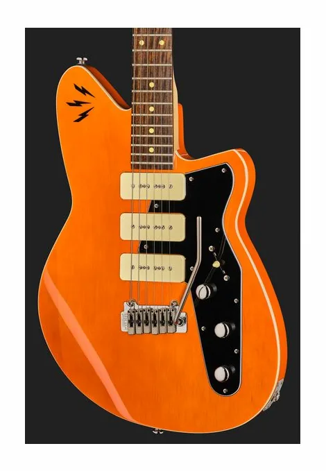 Reverend Ron Asheton Jetstream 390, curvas del cuerpo vistas desde arriba