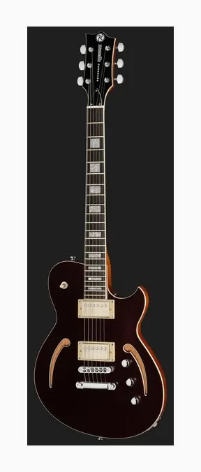 Reverend Roundhouse Air HH Met Bordeaux, cejuela y primeras posiciones del diapasón