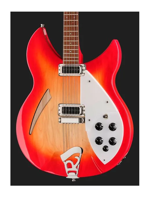 Rickenbacker 330/12 FG, cuerpo y acabado en primer plano