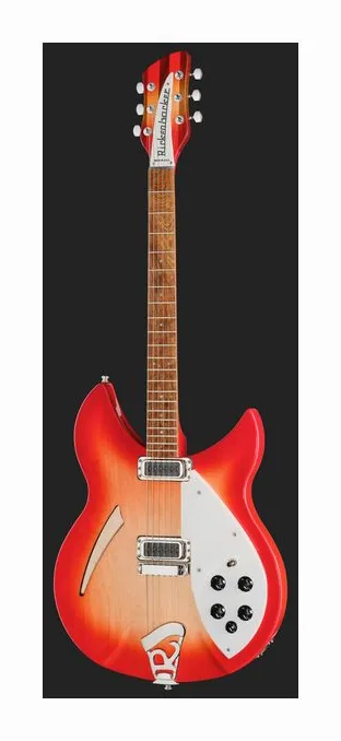Rickenbacker 330 FG, perfil lateral del cuerpo