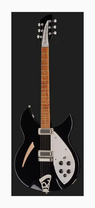 Rickenbacker 330 JG, mástil y diapasón vistos de lado