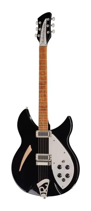 Rickenbacker 330 JG en primer plano frontal