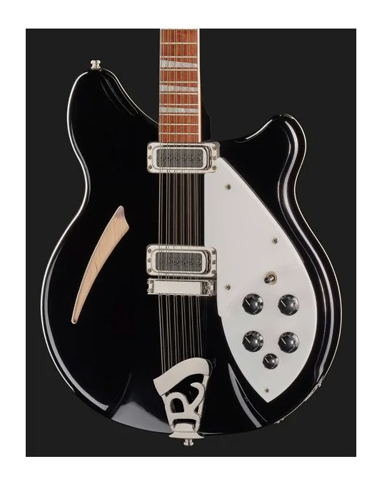 Rickenbacker 360/12 FG, curvas del cuerpo vistas desde arriba