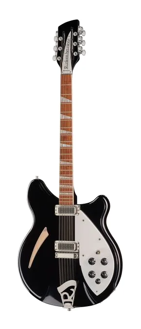Rickenbacker 360/12 JG fotografiado de frente