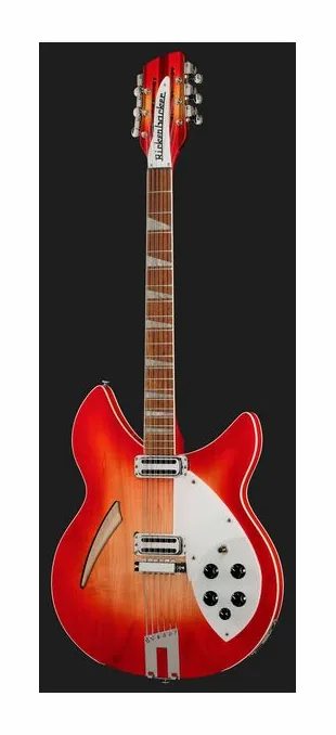 Rickenbacker 360/12C63 Fireglo 12-string, vista trasera del cuerpo