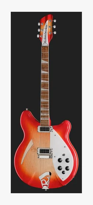 Rickenbacker 360 FG, perfil lateral del cuerpo