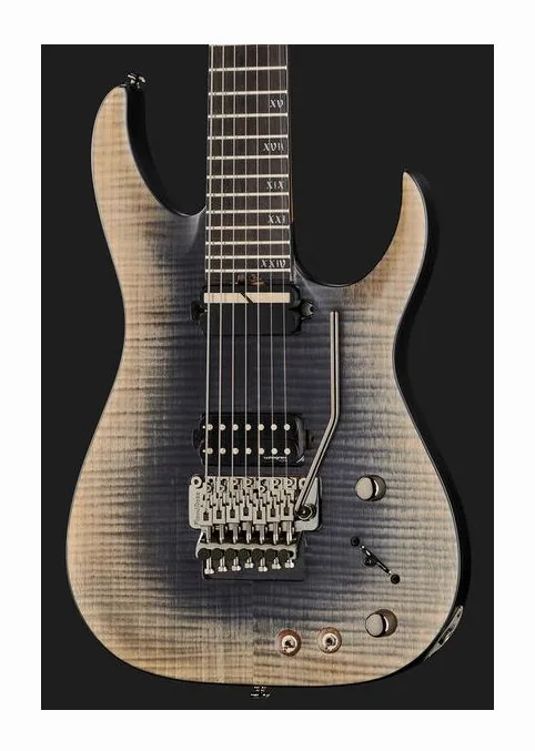 Schecter Banshee Mach-7 FR S FOB, perfil lateral del cuerpo